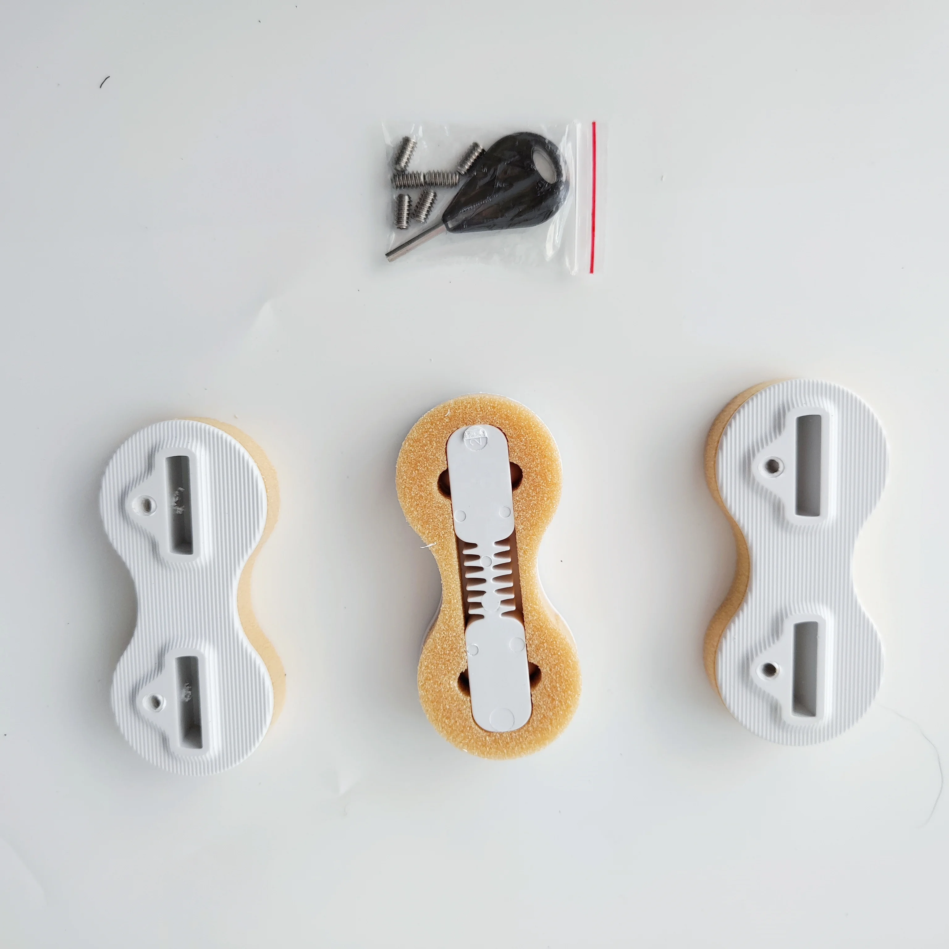 Surfboard Plastic Fusion Fins Box II Fins Box Longboard Surfboard FCS II PLUGS with screws