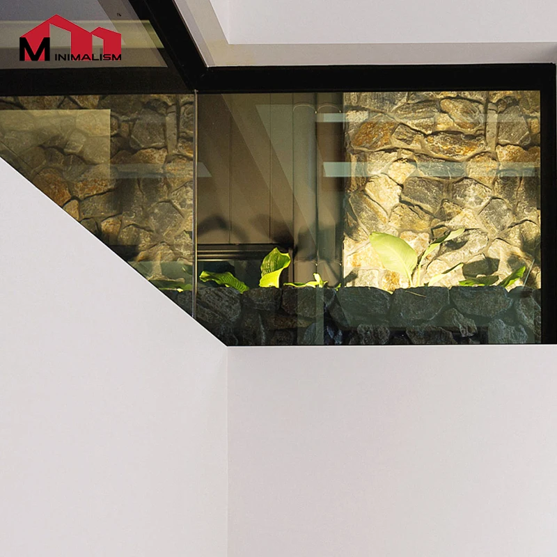 Large Floor To Ceiling Window Weather Proof Fixed Double Glass Floor Hurricane Impact Windows