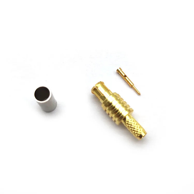 MCX Connector Plug Straight Crimp For RG174 RG316 Coaxial Cable