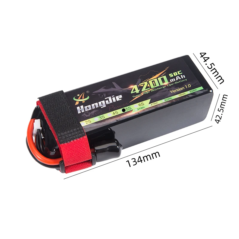 Factory 18.5V 8246125 4200mAh 5S 50C polymer truck toys boat pack battery rechargeable