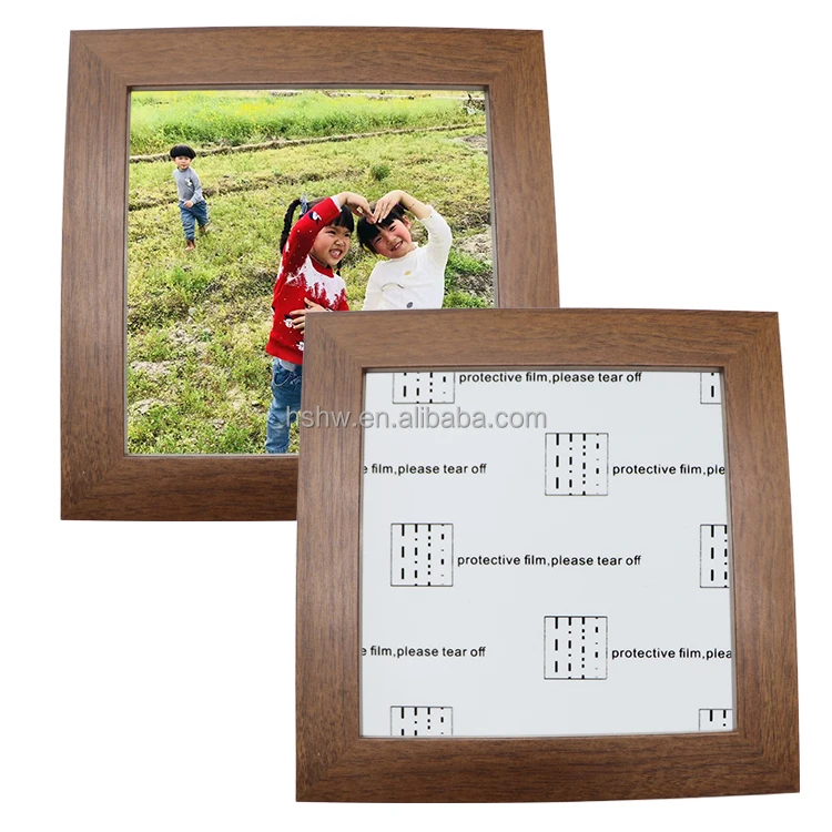 8 Inch For DIY Printing Photo Tiles Wall Decor Glossy Coating Finish White MDF Sublimation Frame Blanks