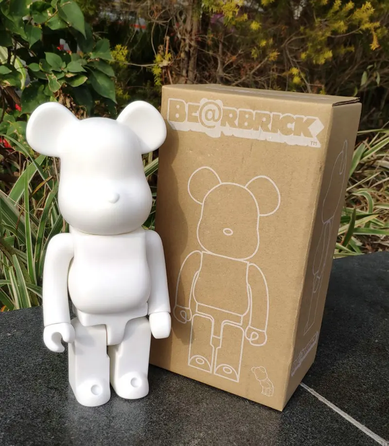 Готовые к отправке большие мягкие виниловые фигурки 28 см Bearbrick оптовая цена ПВХ винил 400% игрушки