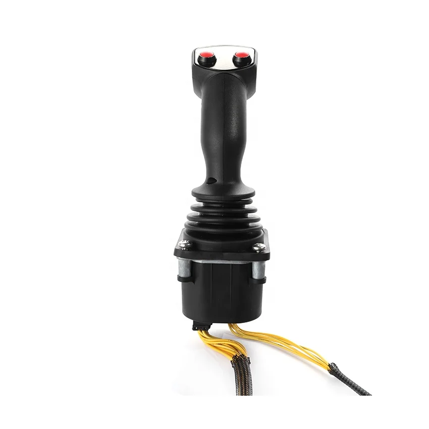 Multi buttons  industrial control joystick for heavy duty construction machine