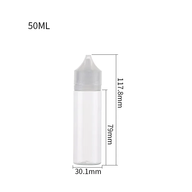 30 ml tattoo pigments stainless steel needle point glue water yanju note oil bottle PE translucent slender