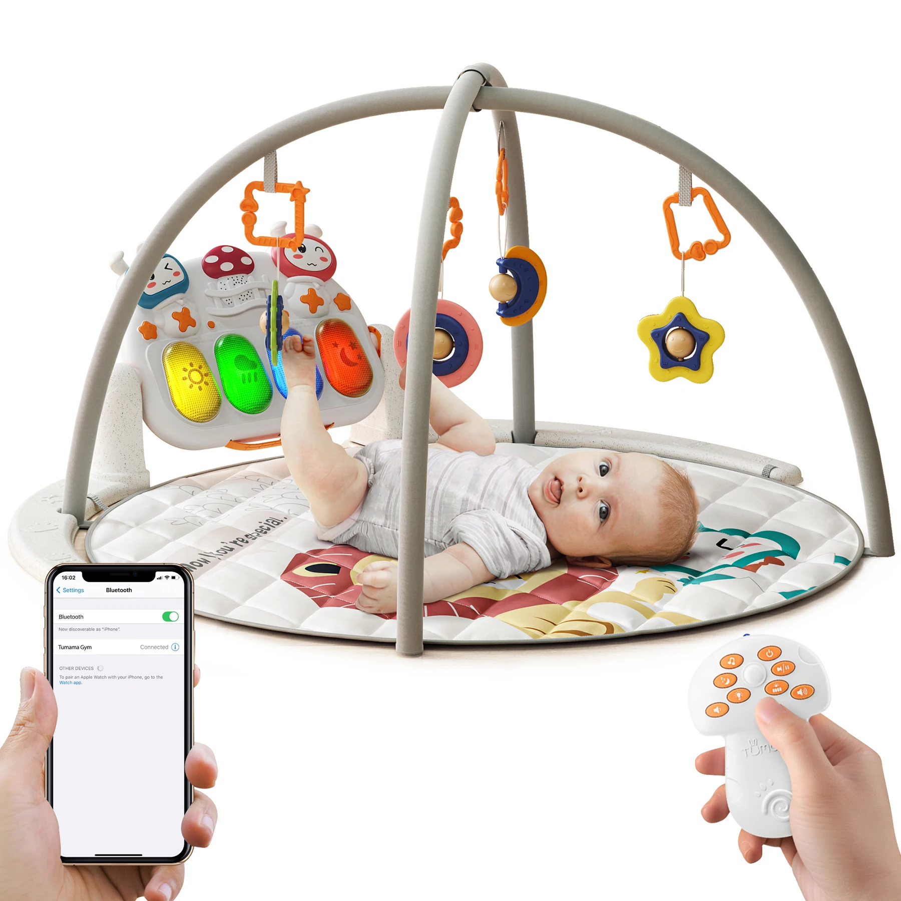 Tumama оптовая продажа музыкальное пианино складной мягкий хлопок Большие детские игровые маты для зала в центре игровой коврик детские игровые коврики игрушки для зала