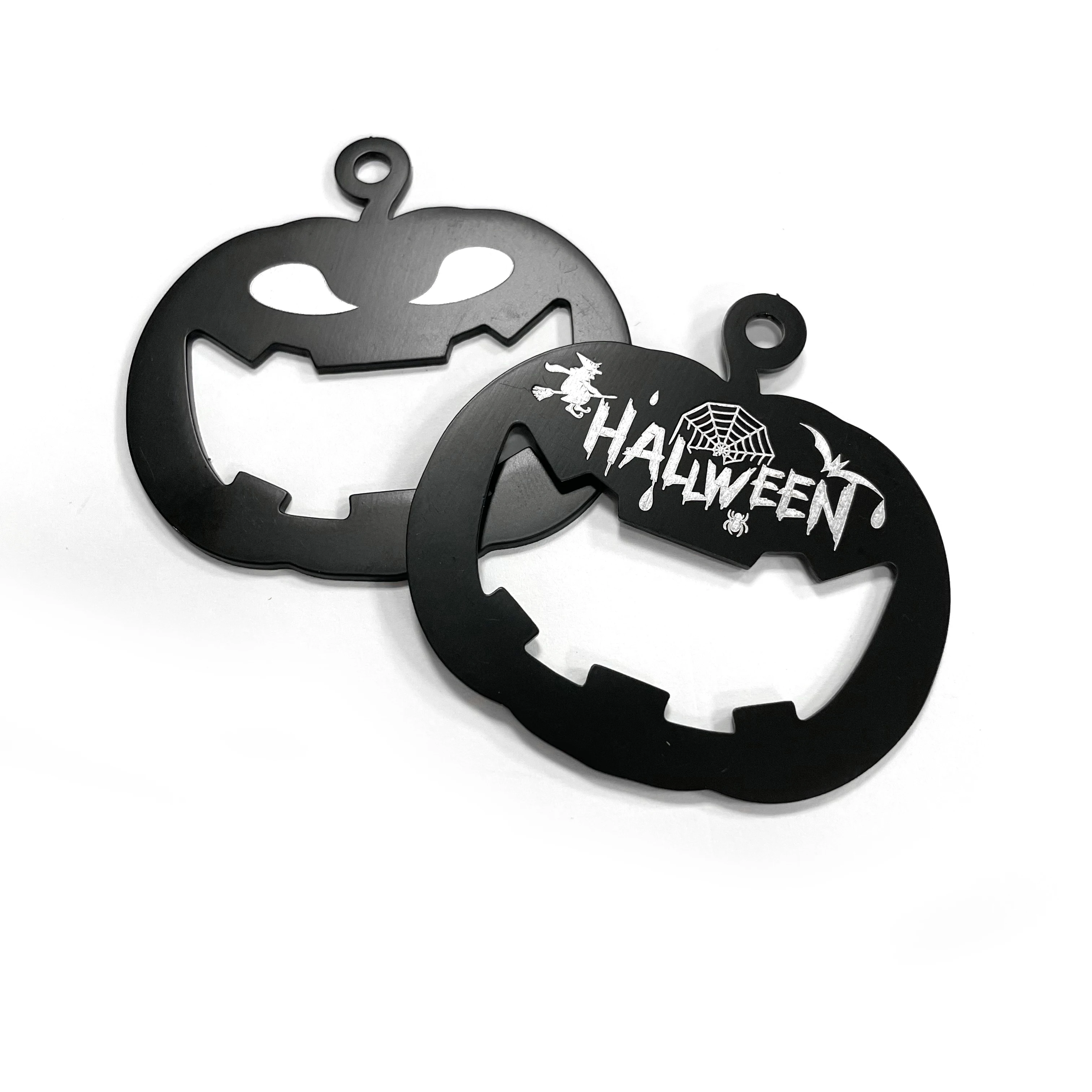 Halloween Pumpkin Bottle Opener Party Giveaway Mini Gifts Personalized Souvenir EDC Gadgets Custom LOGO Design Key Chain