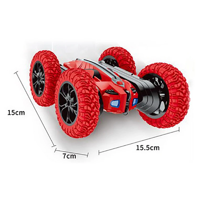 China Manufactory Kids Cool 2.4G Retro Double Sided Car Toy Remote 360 Degree Rotating Off-Road Rc Stunt Car