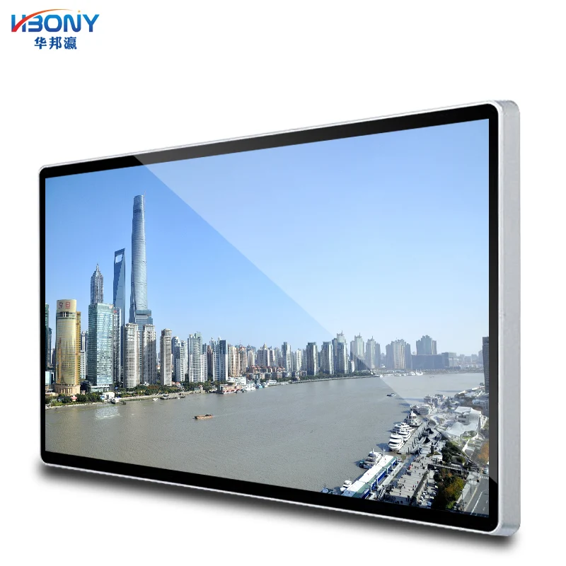 
55' display small lcd monitor /wifi network touch screen lcd advertising player /touch screen panel android kiosk video player 
