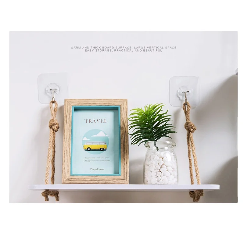 Бамбук освещение в гостиную украшения стене висит цветочная полка спальня во внутренних стенах хранения стойку для растения и цветы