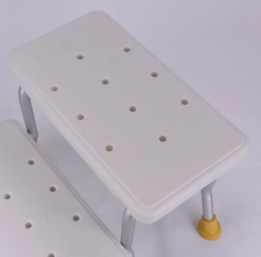 Bathroom Safety Equipments Durable Plastic 2 Step Foot Stool shower chair bath bench