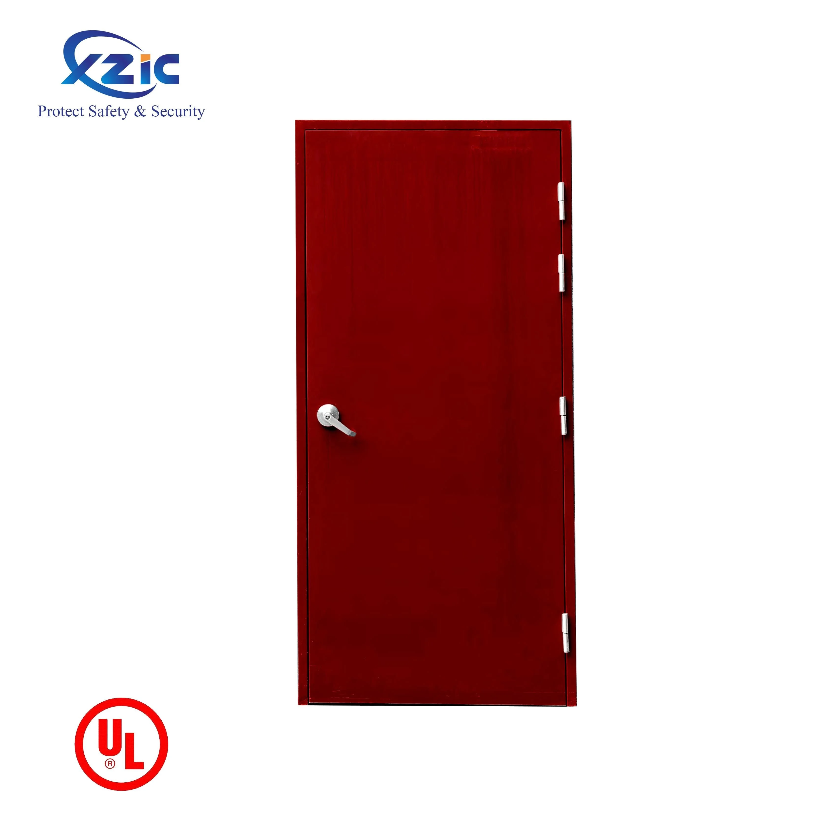 UL 3 Hours Fire Rated Steel Doors Professional Manufacturer Internal Proof Door Acoustic