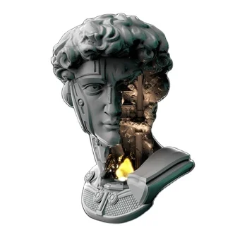 SE7 Original Design Resin Living Room Decor Luxury Cyberpunk Decoration David Aromatherapy Diffuser Dreek Statue