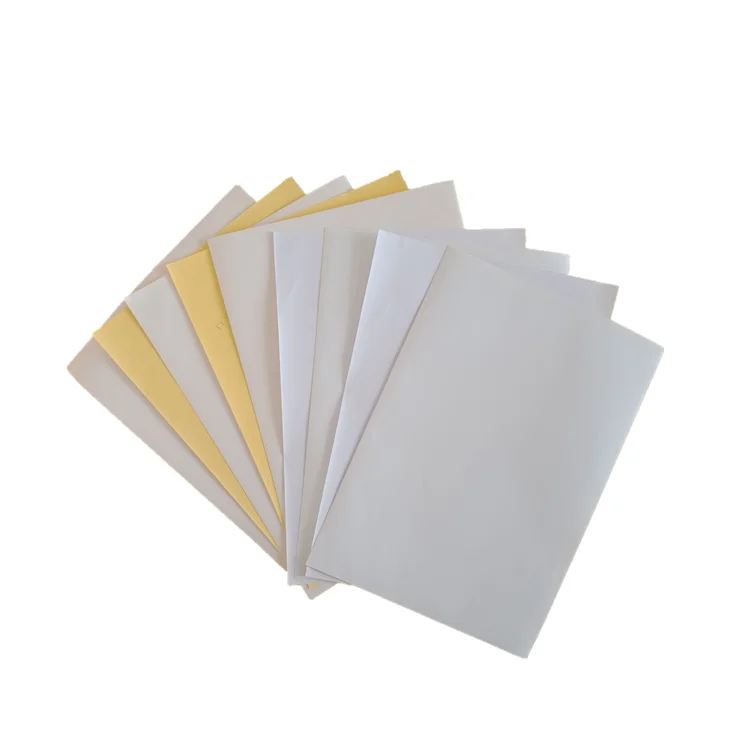 High-quality Smooth white mirror casting coating self-adhesive label sticker