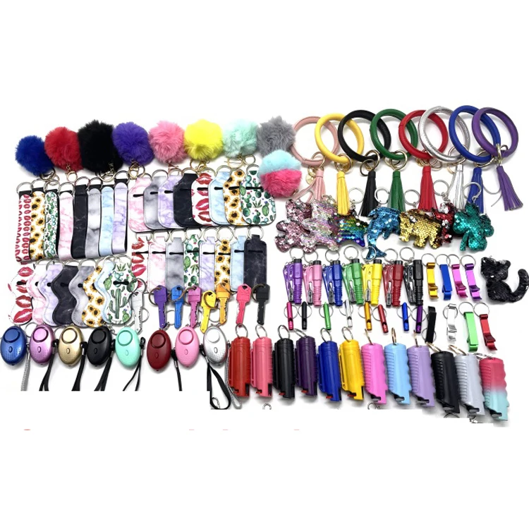 Горячая продажа брелок для самозащиты дизайнерские брелки для самозащиты