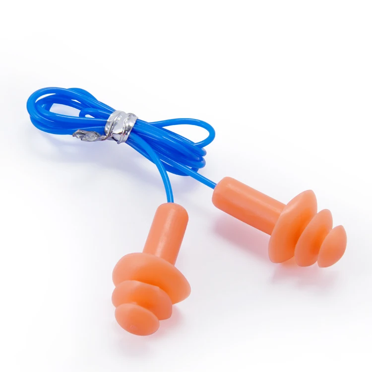 Corded Silicone Ear Plugs for Noise Reduction