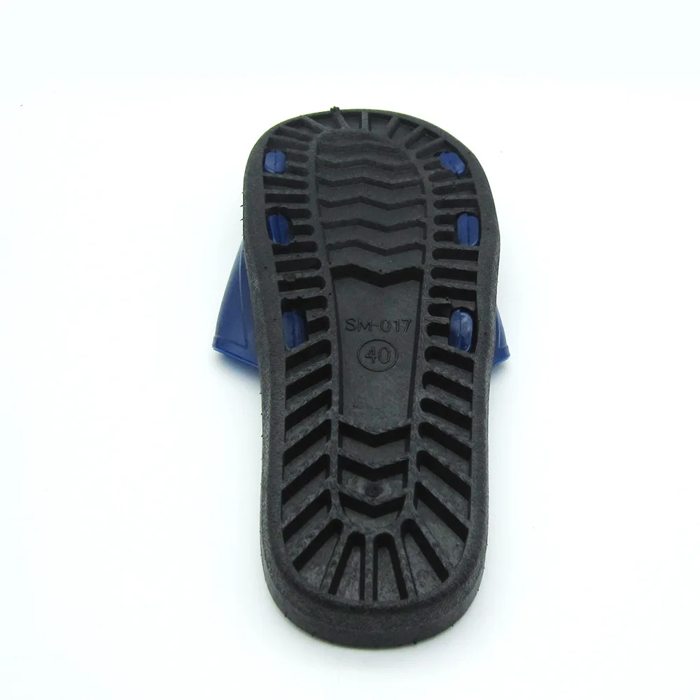 Anti-static slippers Blue PVC Sole Work Antistatic Shoes for Food Manufacturing Unsix Cleanroom