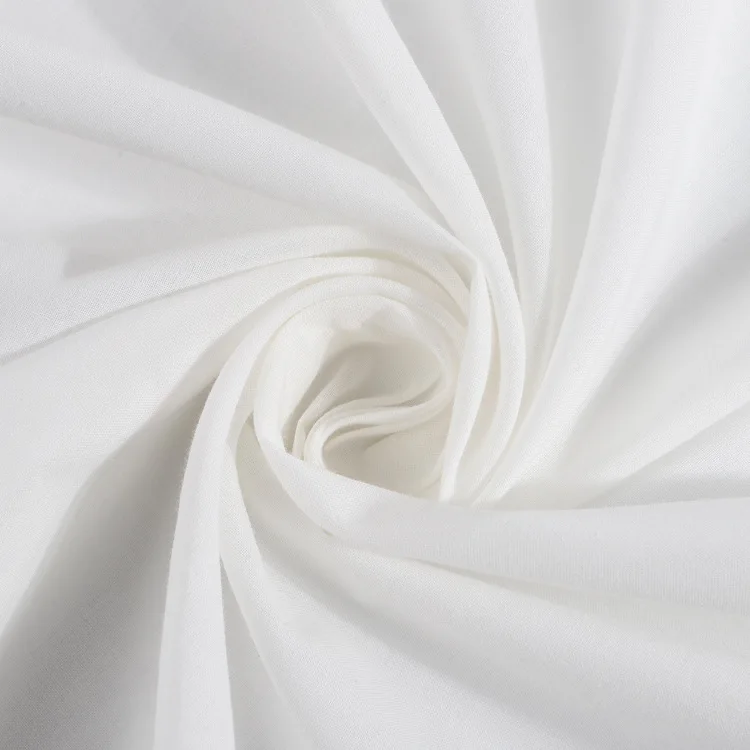 100% Cotton Soft Skin-Comfortable Lining for Garments Plain White Pocket and Dress Coating wrinkle free Interlinings & Linings