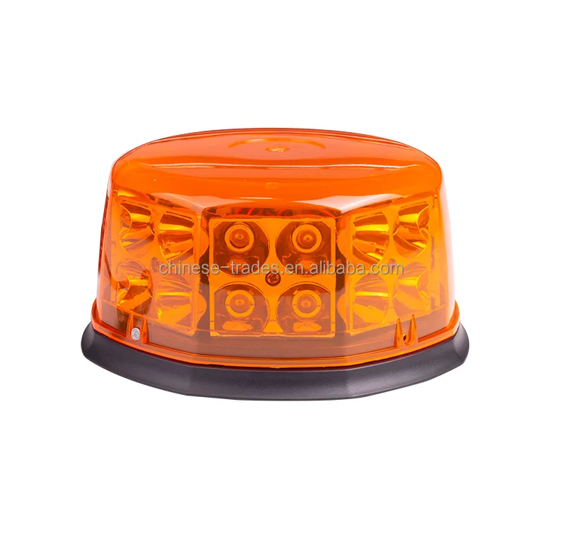 Heavy Duty Vehicle Roof  40W Power Led Safety Flashing Lamp , High Brightness Emergency Amber  Strobe Warning Beacon