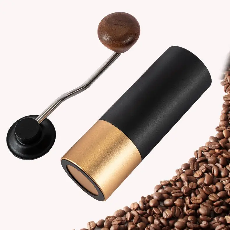 Newest Style Customize Aluminum Alloy High Quality Removable Portable Manual Coffee Grinder Burr For Espresso