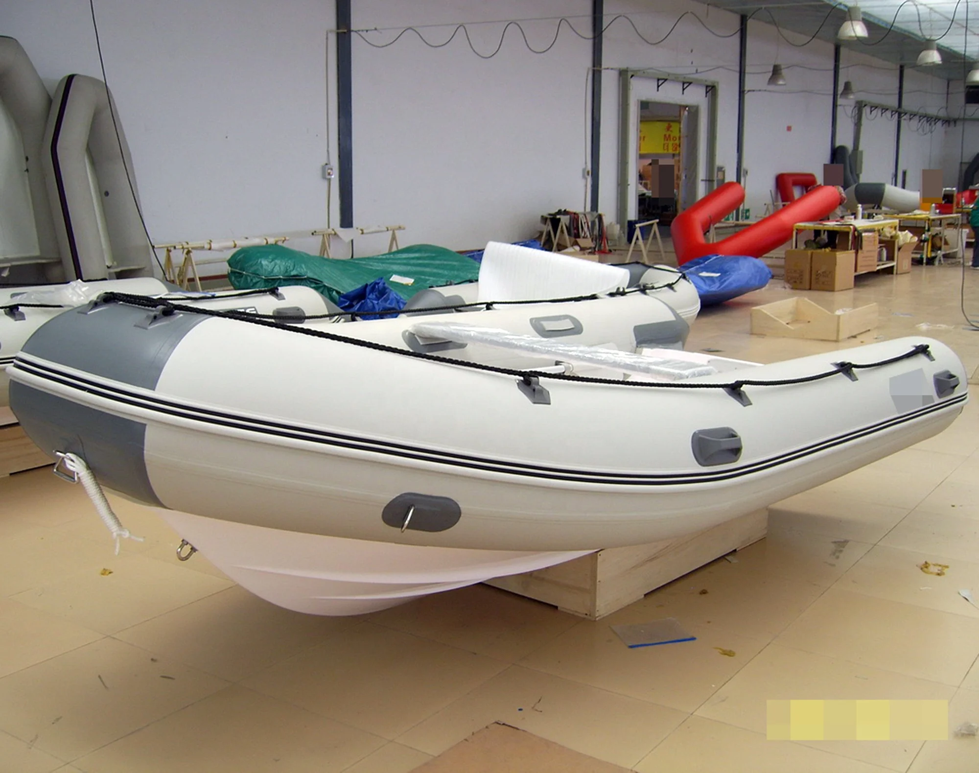 
4.2m long rigid inflatable RIB patrol boat 
