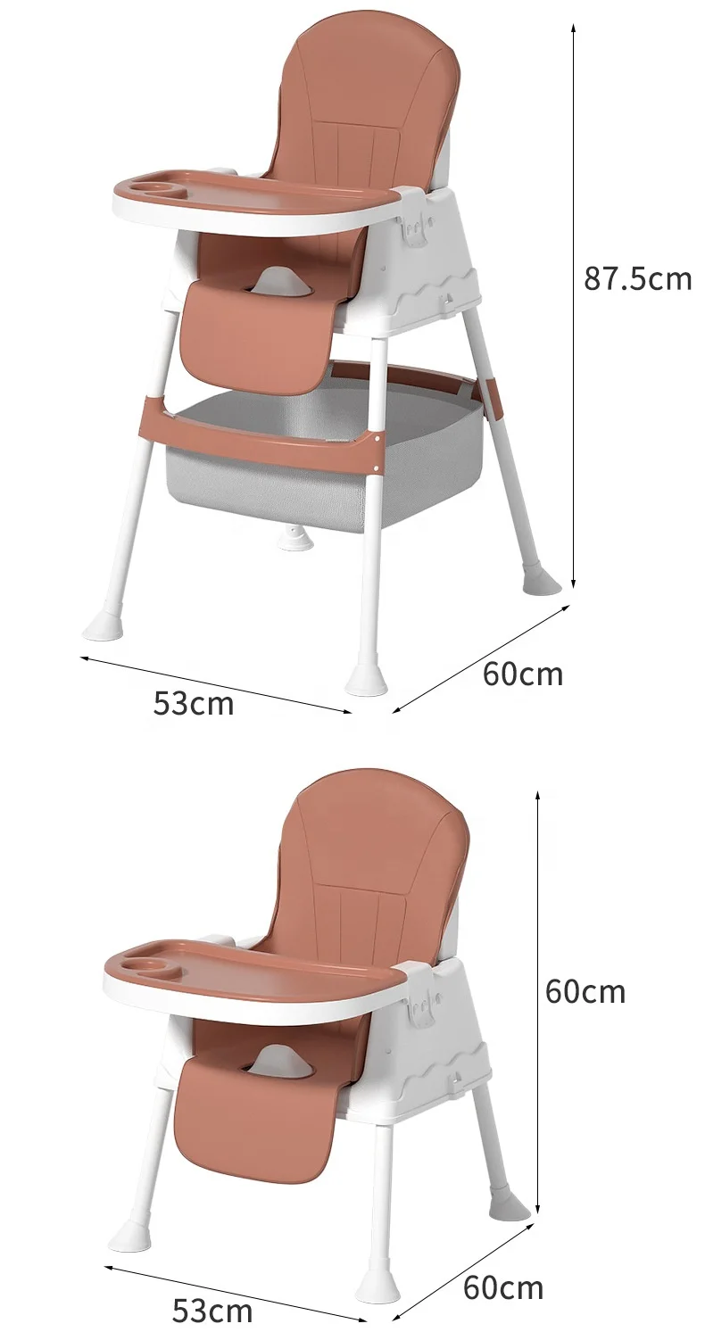 Plastic Baby High Chair For Baby Feeding 3 In 1 Best Kids Chair Table And Cheap Chair Wholesale Toys En Standard Multi Function