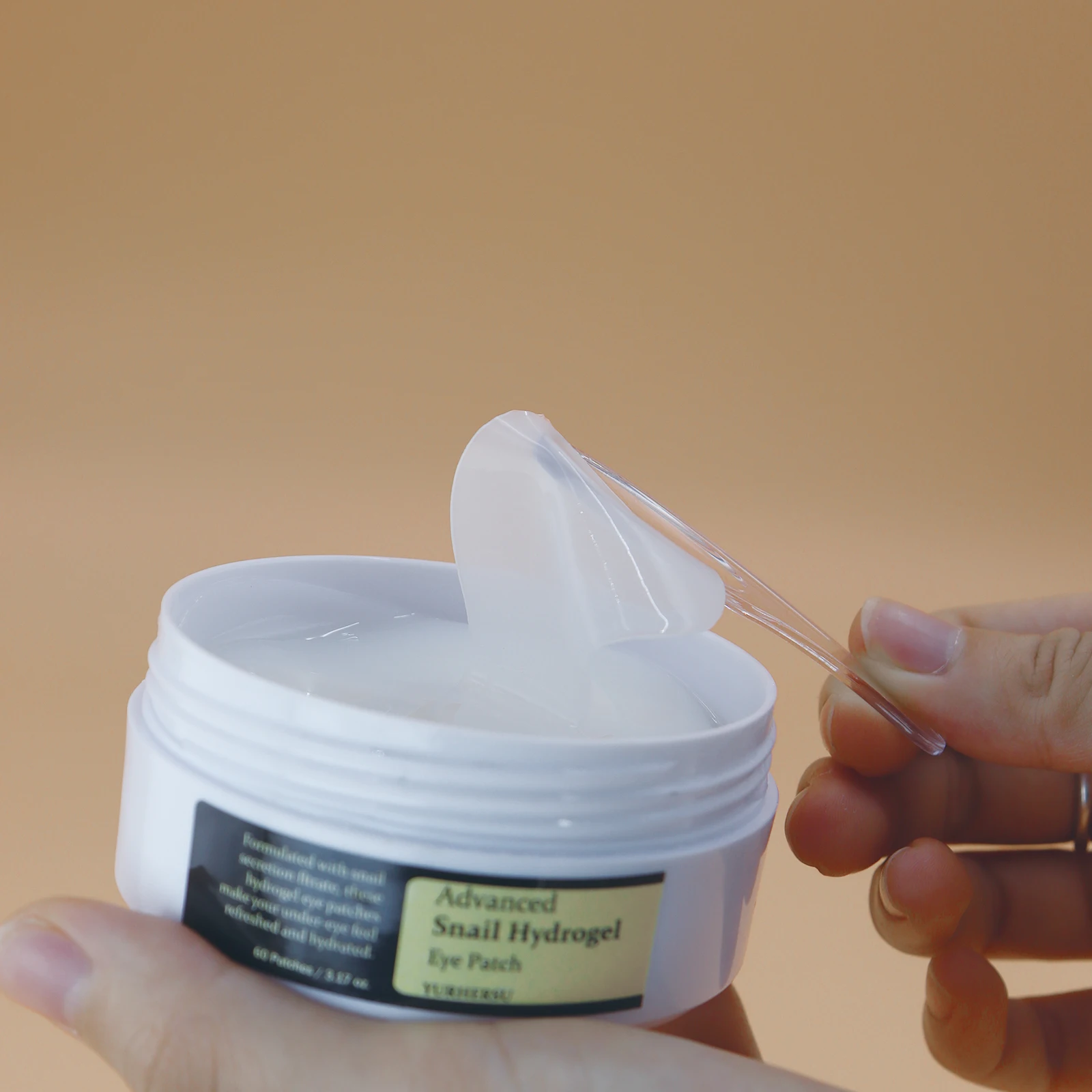 OEM Cosmetic Skin Care Collagen Under Eye Patches Anti-wrinkle Dark Circle Glitter Snail Eye Mask Patch