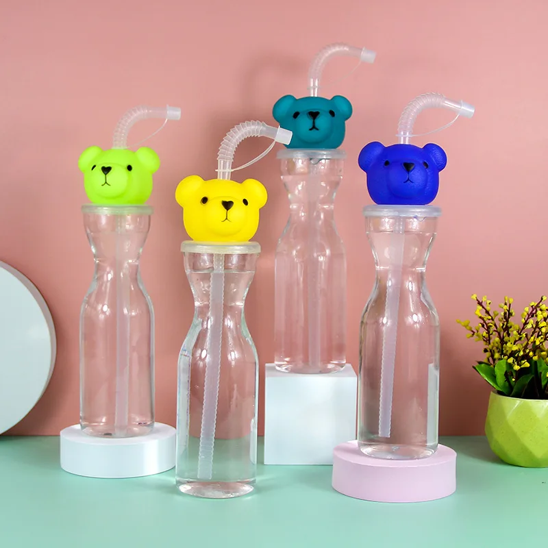 500ml Juice Bottle Beverage Drinking Supplier Plastic Slush Novelty Yard Cups With Lid For Milk Tea