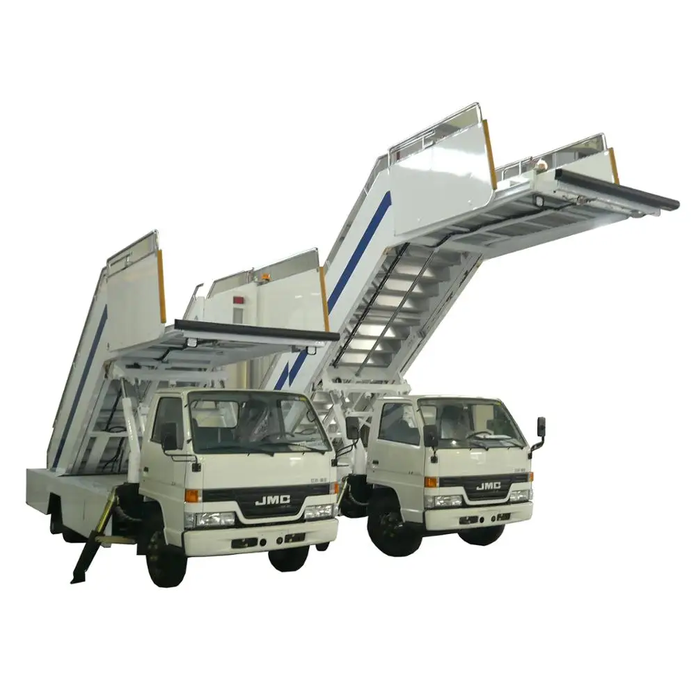 2nd hand and electric available/ 4.4-5.8m self-propelled airport passenger aircraft boarding stairs truck