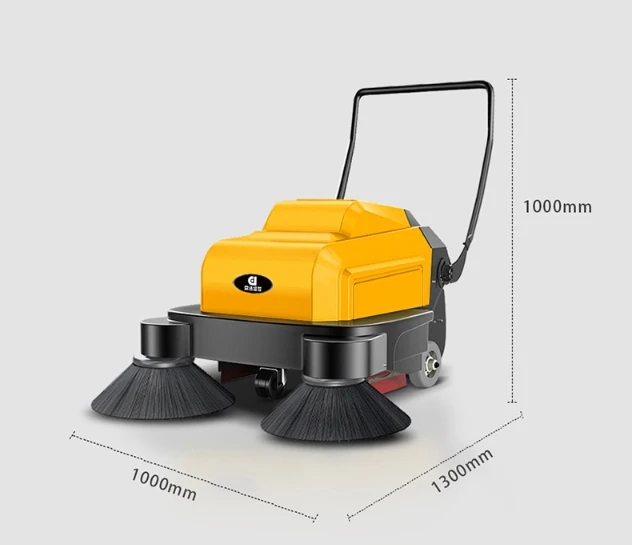 High Quality Cordless Ride-On Electric Floor Sweeper Concrete Floor Cleaning Machine with Battery Motor Plastic Broom Sweeper