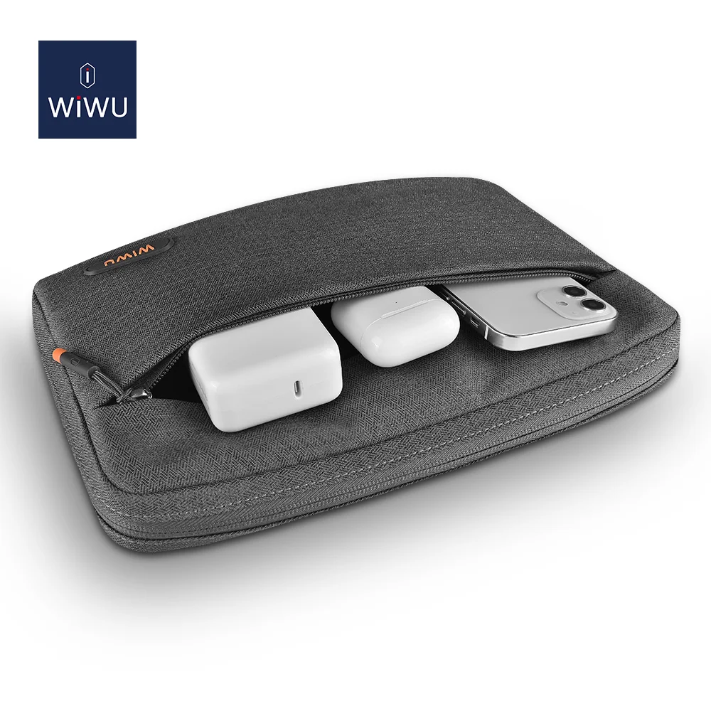 WIWU Large Capacity Organization Travel pouch for Laptop Electronic Accessories TF USB HUB STYLUS