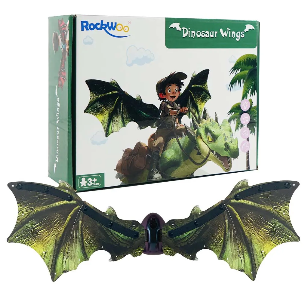 Electric Dinosaur Wings  Dress Up Props Electric Dinosaur Wings Lights Sound Monster Dressed Wings Toy