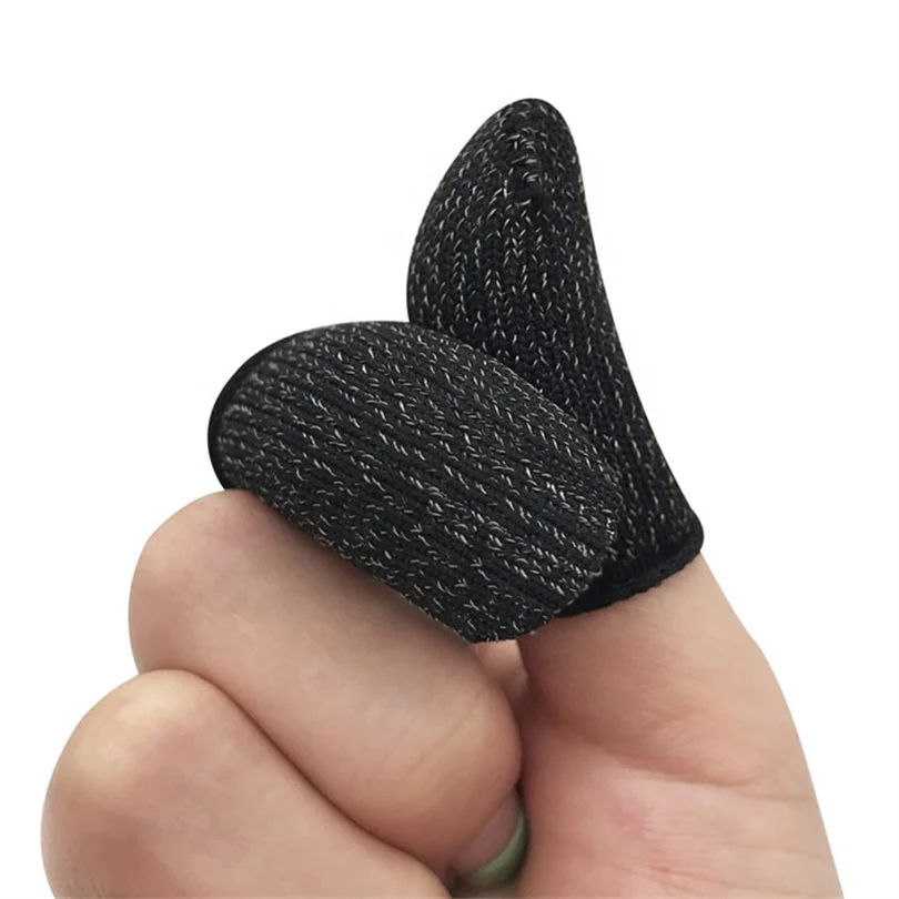 SYYTECH Mobile Game Thumb Cover Sweat-Proof Finger Tip Touch Screen Gaming Thumb Fingertip-Gloves for PUBG Finger Sleeve