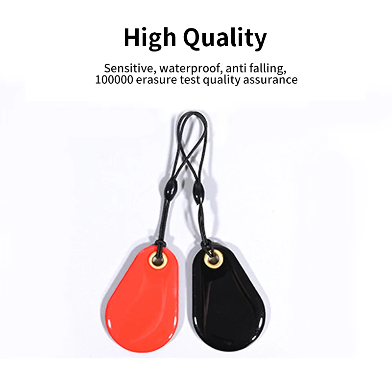 Custom 125KHz 13.56MHz UHF Anti Metal Rfid Epoxy Keychain Key ABS Ntag213 215 216 Chip NFC Keyfob Tags For programmer
