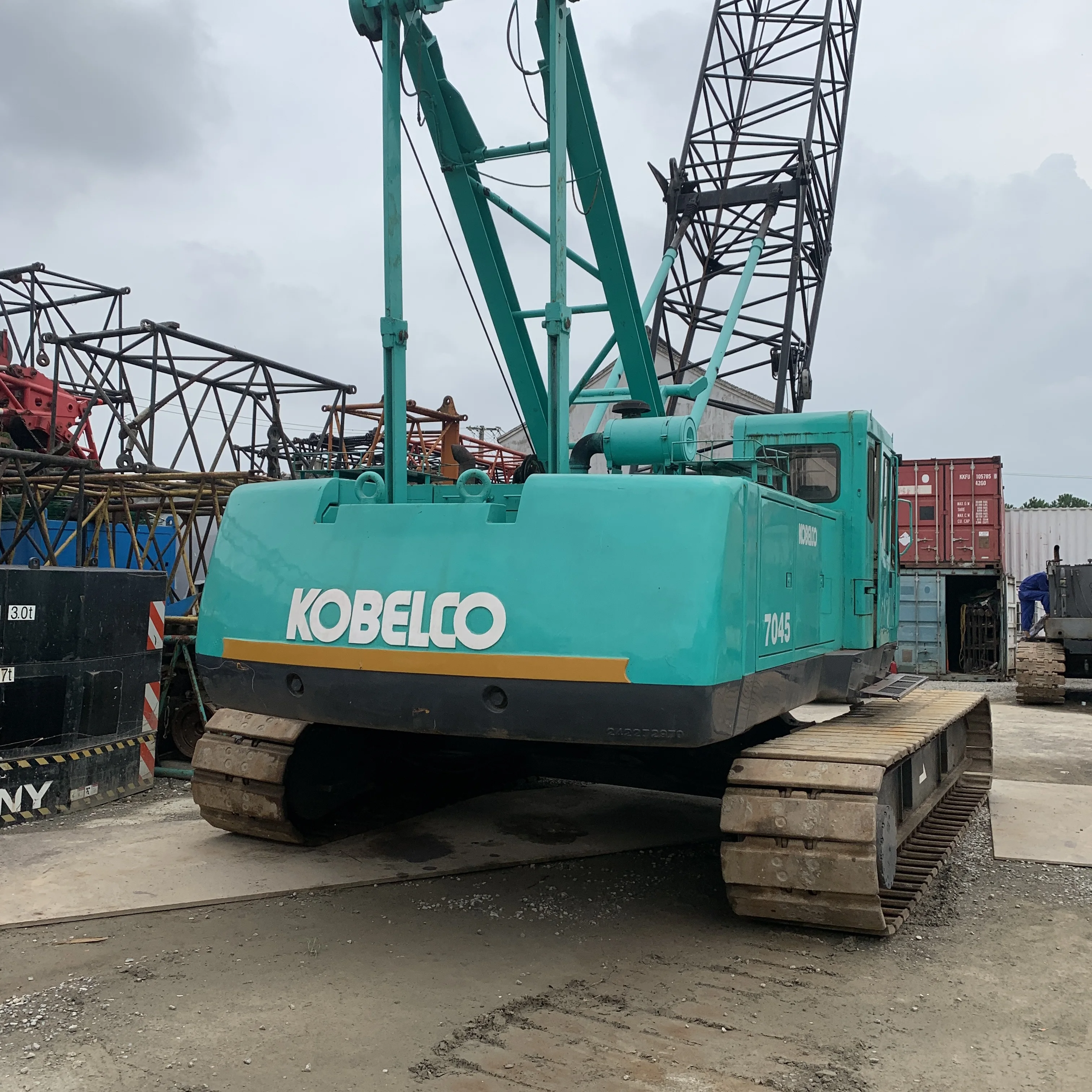 Подержанный гусеничный кран KOBELCO 50 тонн 45 55 гидравлический для строительной машины Hitachi/SANY