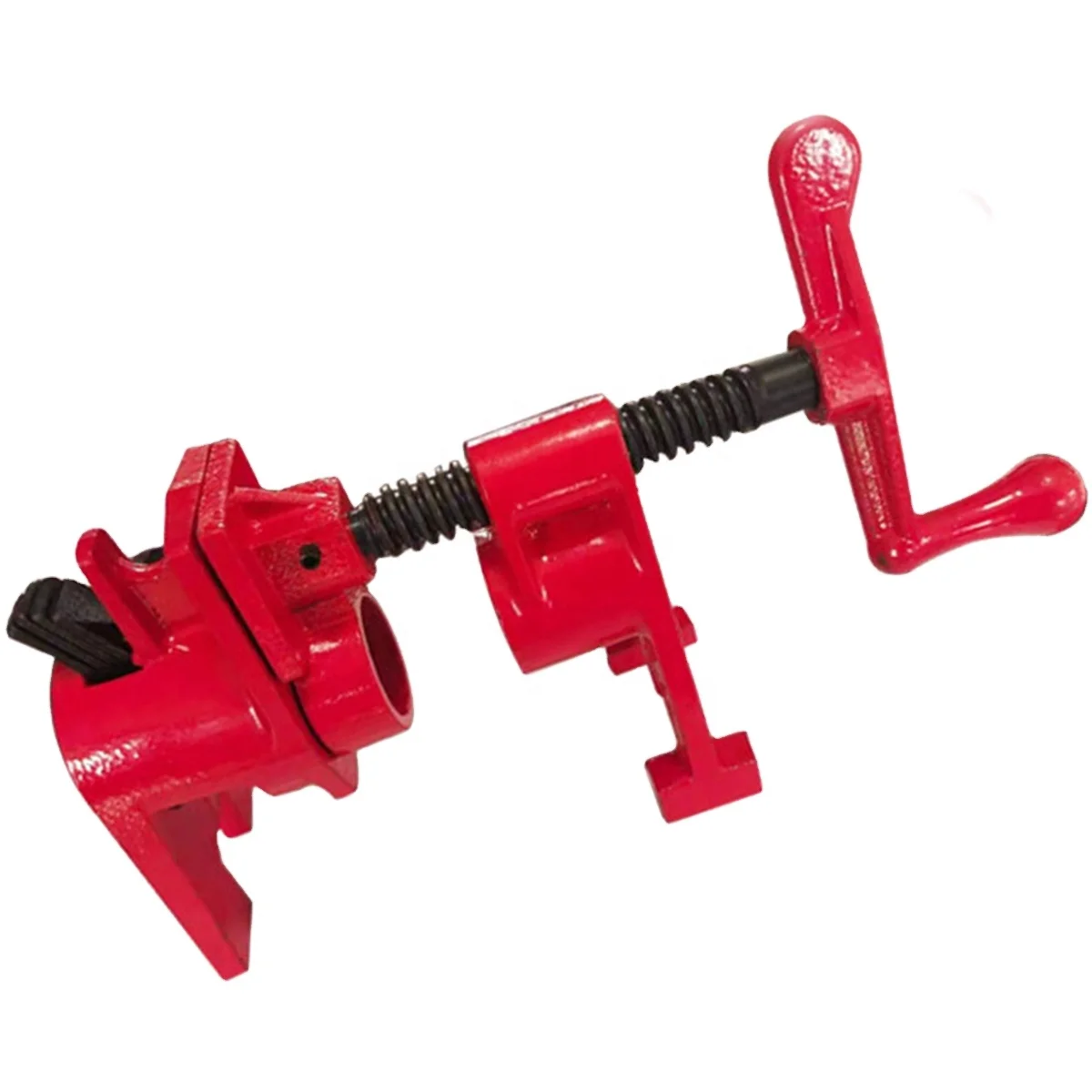 Heavy Malleable Steel 3/4'1/2' Water Pipe clamp fixing hardware pipe woodworking split-plate clamp