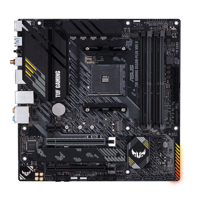 Материнская плата для Asus TUF GAMING B550M-PLUS AMD AM4 с поддержкой процессора 5600X/5600G B550M Socket DDR4
