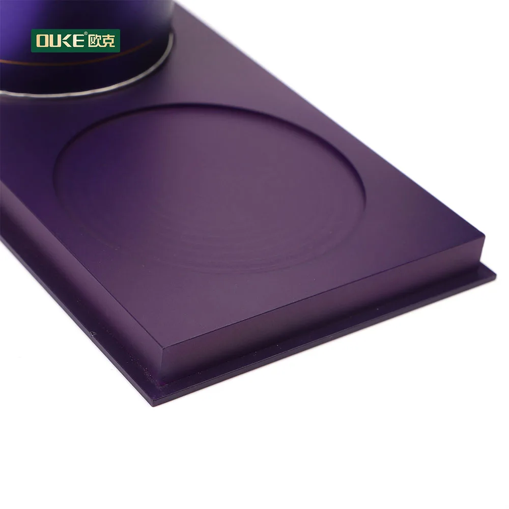 High quality transparent acrylic tea box custom that can hold 3 cans of tea leaves raiser food rectangle acrylic box