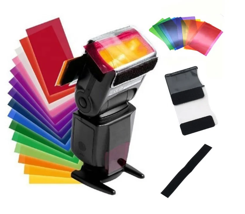 Kaliou 12pcs/ Set for Cokin P Series 12 colors Square Graduated & Full Color Lens Filter Camera Nikons Canons Rebel SLR