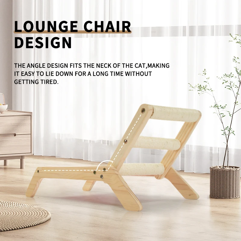 New Arrival Wooden Can Disassemble and Wash Pet Toy Cat Scratch Board