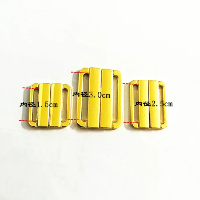 Cheap Custom Nickel Free Zinc Alloy Bra Gold Front Closure Clasp Swimsuit Buckle Belt Buckles For Sale