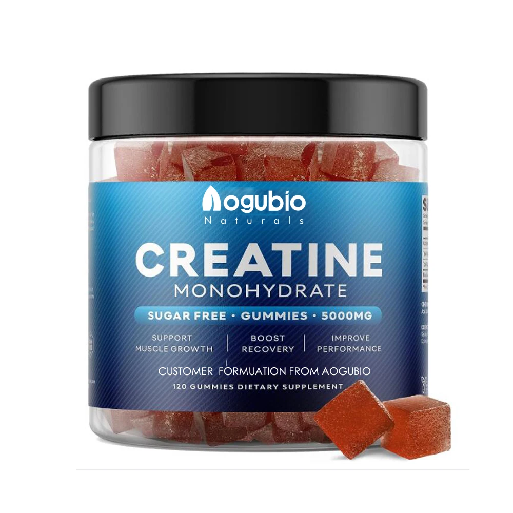Factory Customized Creatine Gummies Pre-workout Supplement Creatine Monohydrate Gummies Energy