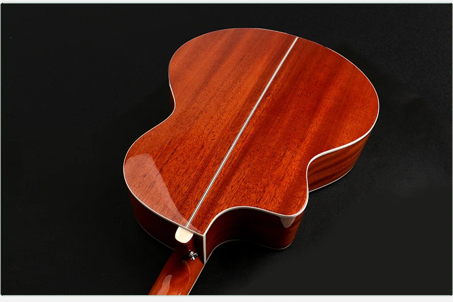 Deviser New Model Color Mahogany Cutaway Back 40 Inch Acoustic Guitar