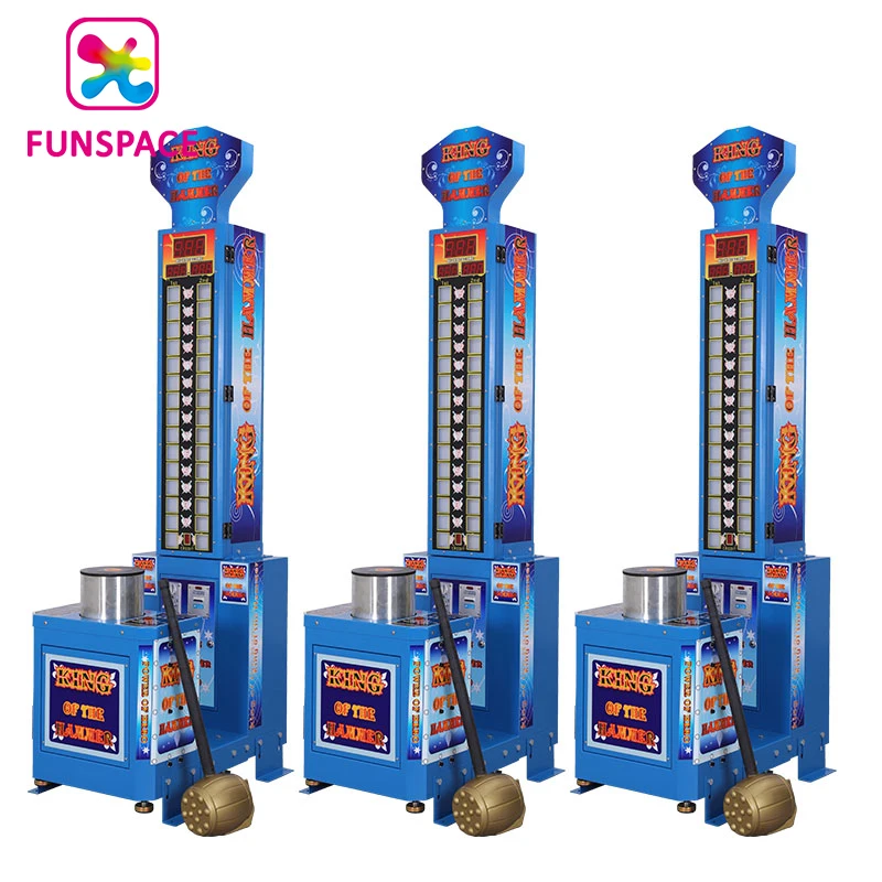 Funspace Coin Operated Redemption Lottery Ticket Arcade Adult Hit The Hercules Sport Electric Boxing Machine