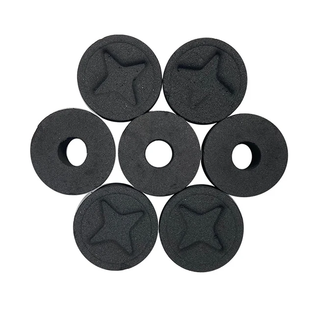 Размер 33 мм упаковка Cusotm дизайн время сброса 50-70 мин, высокая калорийная стоимость длительное время снятия заусенцев черный, золотой уголь для кальяна