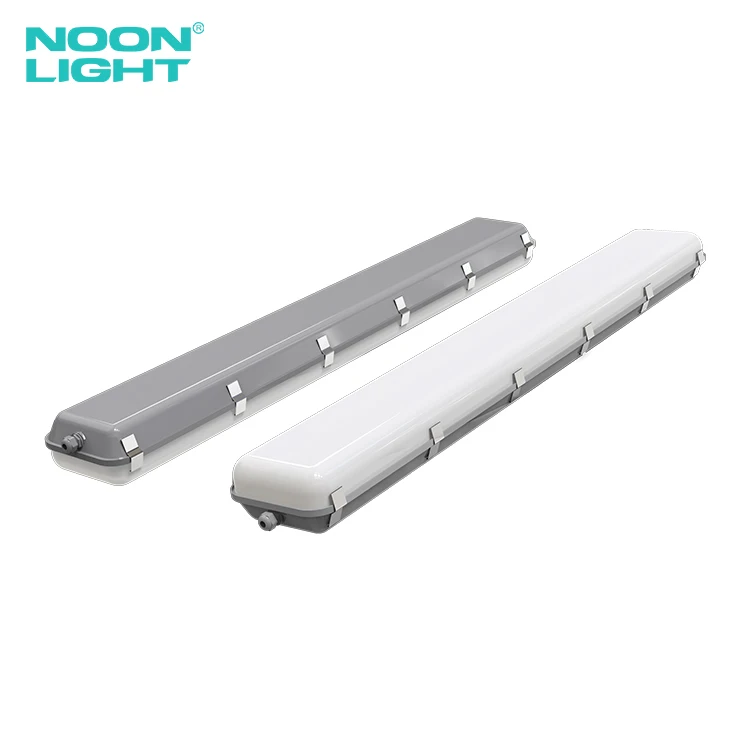 Noonlight 4FT 8FT 40W 80W 10V Dimmable IP65 Waterproof Cct Selectable Linear Led Triproof Light Fixture