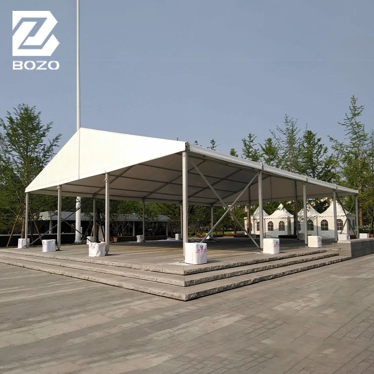 Bozo Hot Sale Outdoor Large Clearspan Heavy Duty Temporary Warehouse Tent For Sale