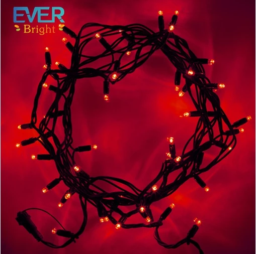 Wholesale custom  Christmas string lightings led garland light chain outdoor