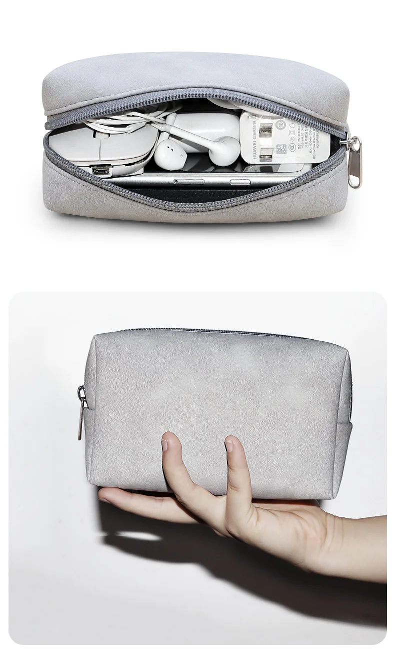 Pouch Travel Portable Earphone Data Cable Storage Bag Organizer Case Multi-Function Data Cable Bag Women Handbag Makeup Bag