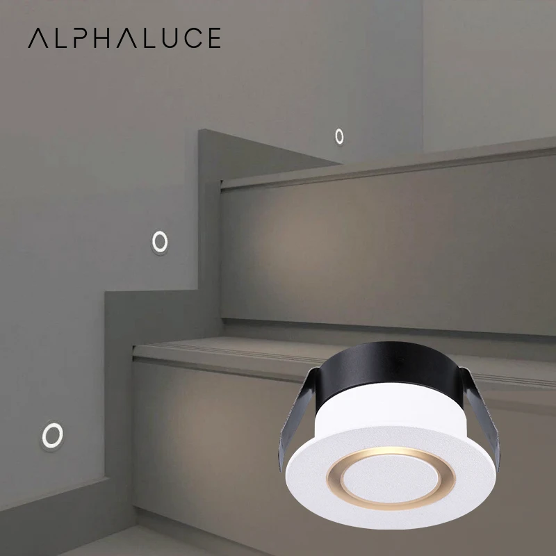 Alpha Lighting Controller Motion Sensor IP65 Outdoor Round Recessed Wall Floor Step Stair Light Outside