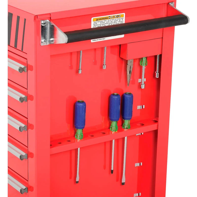 Ball Bearing heavy load tool trolley cabinet tool cart with 6 drawers